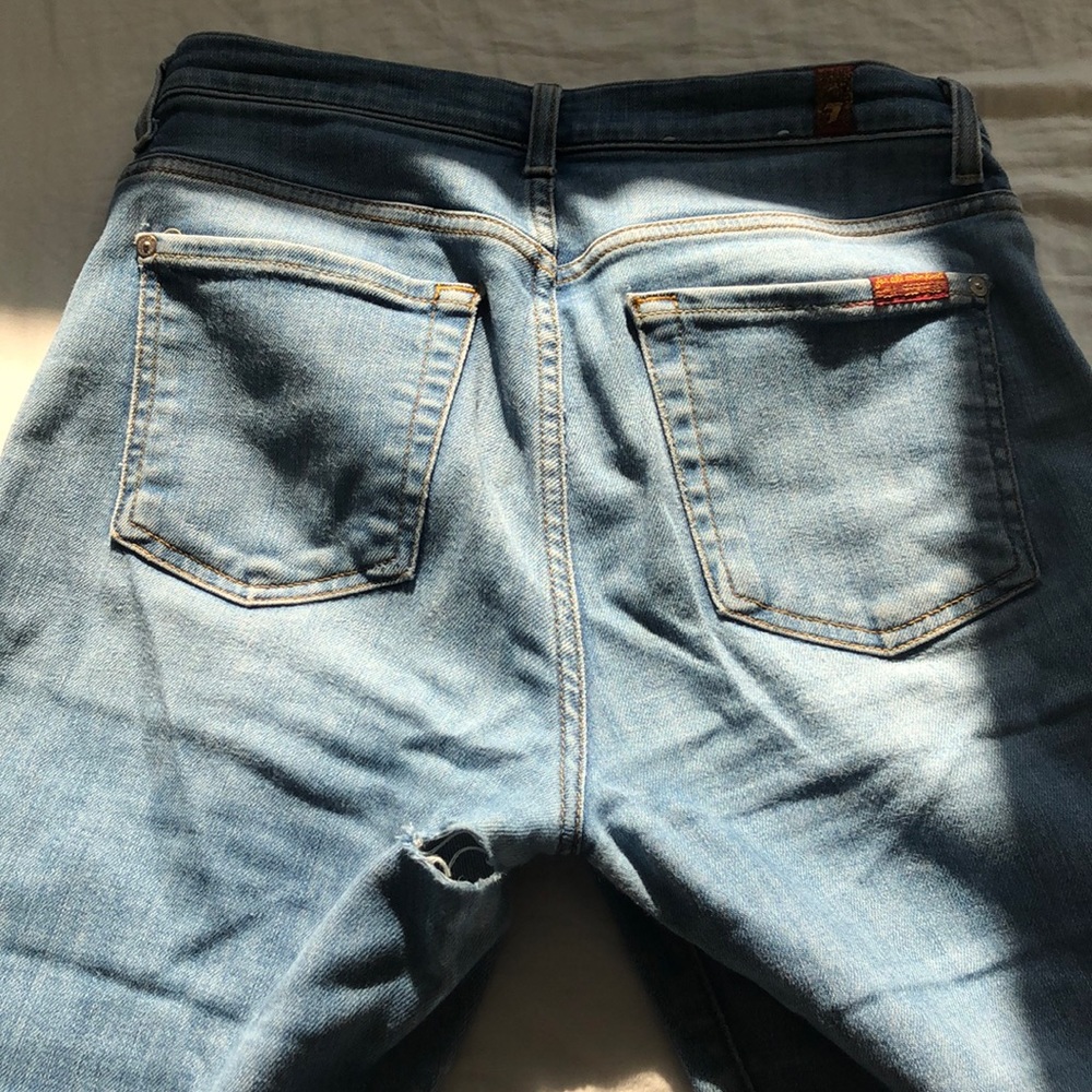 7 for all Mankind Edie high waist jeans. 💕 - Picture 4 of 7